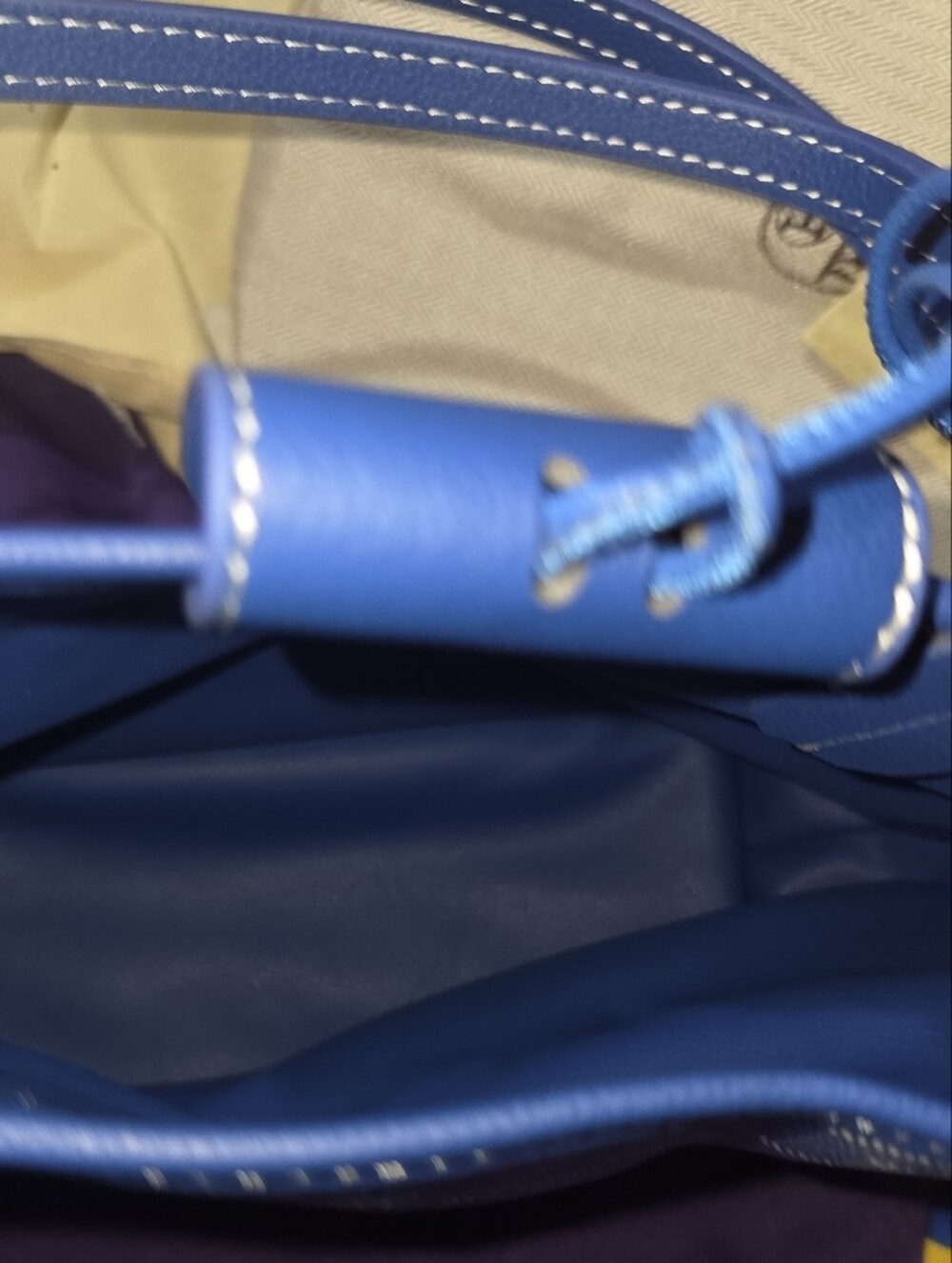 Small Blue Reverse Bag - Picture 6 of 8